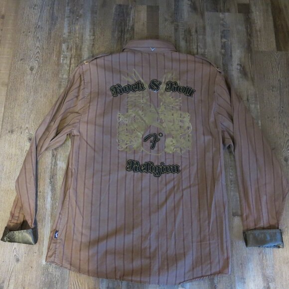 Fender by Rock & Roll Religion Mens Shirt XL - Picture 1 of 7